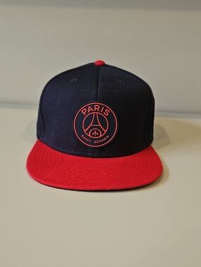 Paris Saint-Germain Fitted Cap - 7 1/2  (59.7cm) - Navy & Red